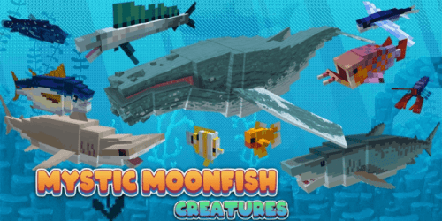 Mystic Moonfish Creatures Addon (1.20) – MCPE/Bedrock Mod Thumbnail