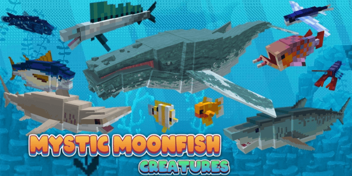 Mystic Moonfish Creatures Addon (1.20) - MCPE/Bedrock Mod 1