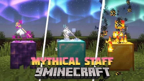 Mythical Staff Data Pack (1.20.4, 1.19.4) – Unleashing Magical Wonders in Minecraft! Thumbnail