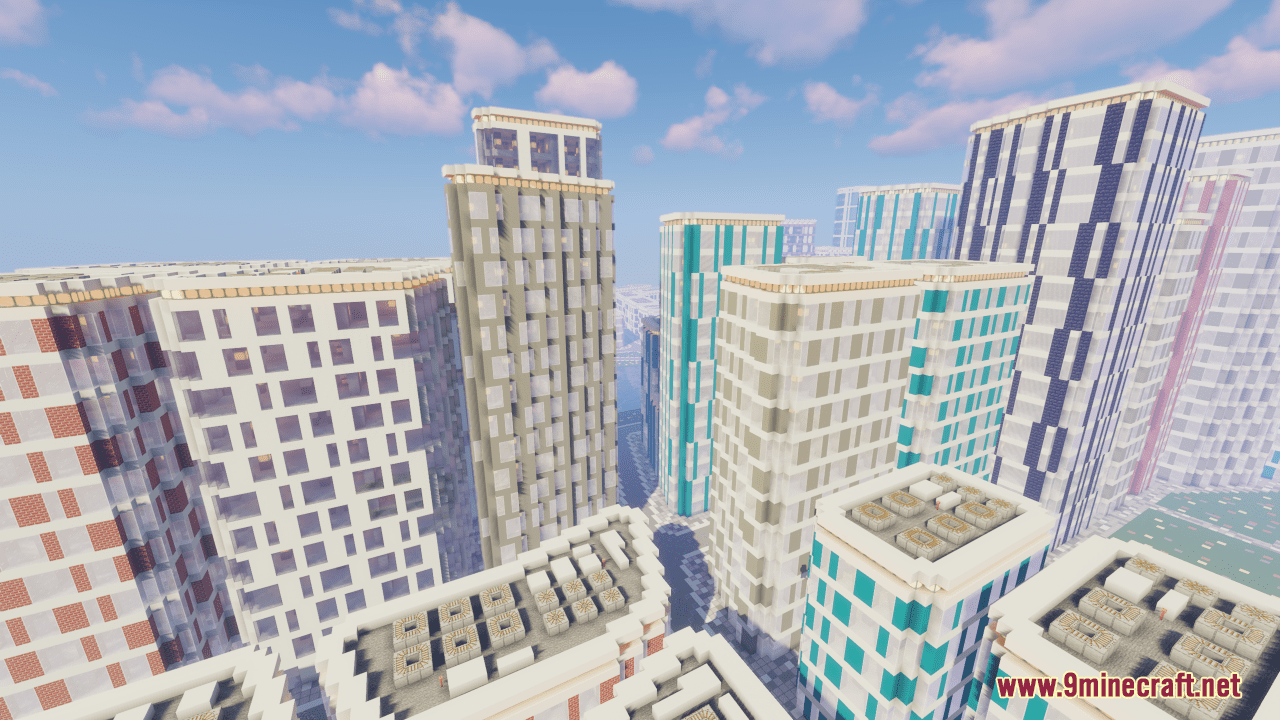 New Arcadia Map (1.21.1, 1.20.1) - Modern City 5