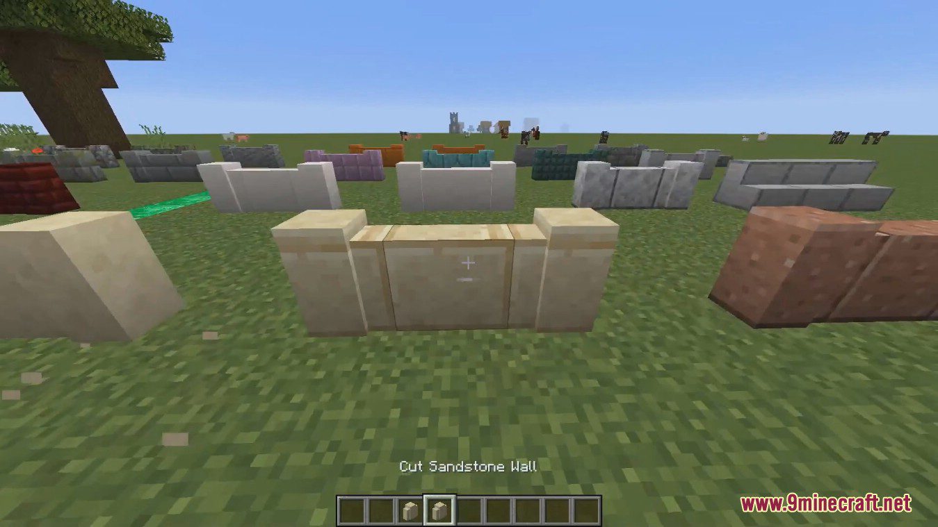 New Slabs, Stairs & Walls Mod (1.20.4, 1.19.4) - Ultimate for Building 9