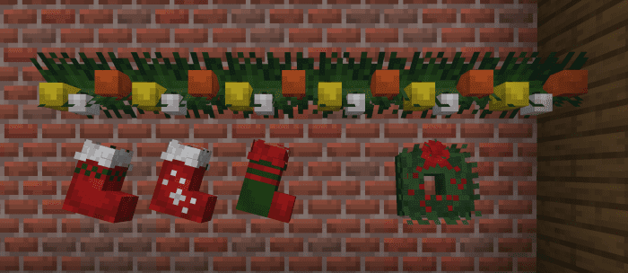 New Year's Decorations Addon (1.20) - MCPE/Bedrock Mod 4