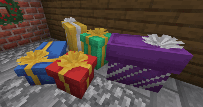 New Year's Decorations Addon (1.20) - MCPE/Bedrock Mod 5