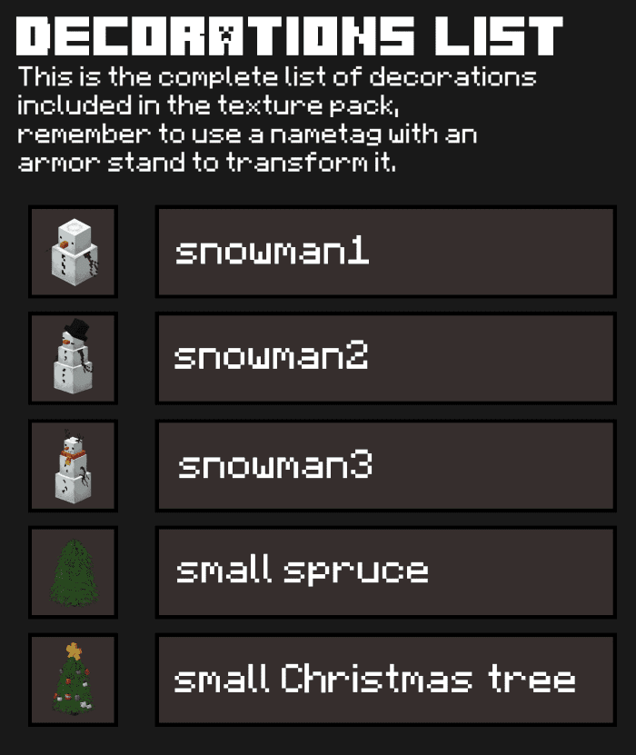 New Year's Decorations Addon (1.20) - MCPE/Bedrock Mod 2