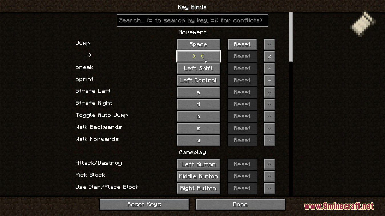 No More Useless Keys Mod (1.20.4, 1.19.4) - Alternative Key Combinations 6