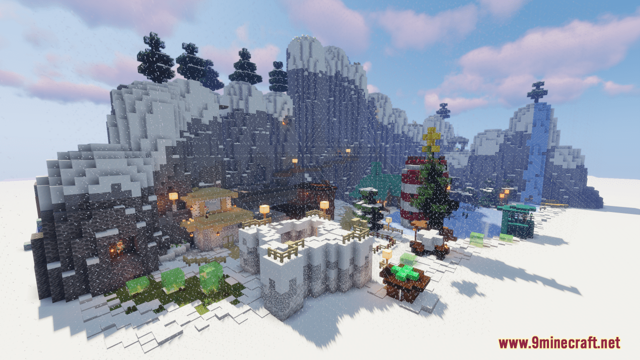 Parkour Santa Claus Map (1.21.1, 1.20.1) - A Present Delivery Quest 2