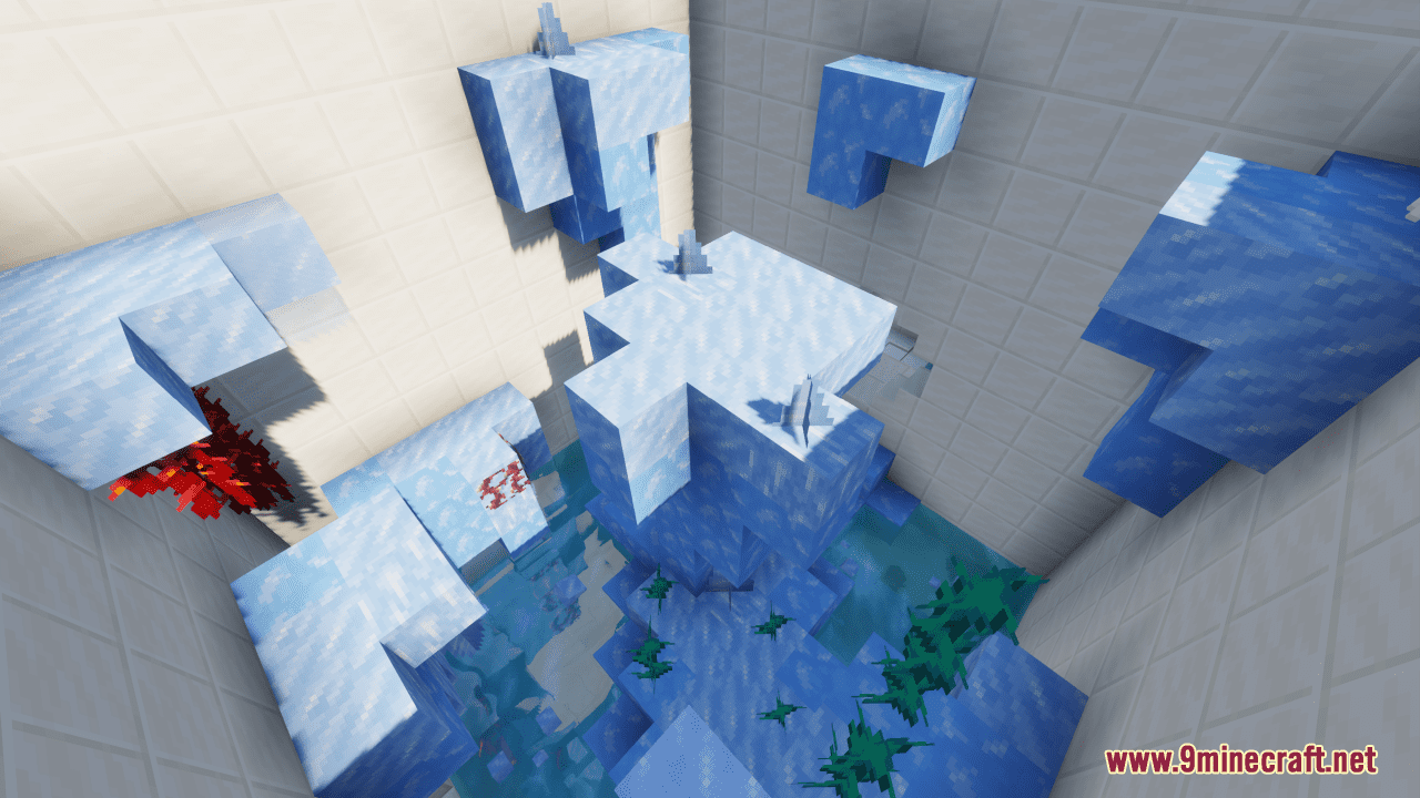 Parkour Wonderland Map (1.21.1, 1.20.1) - Winter's Edge 5