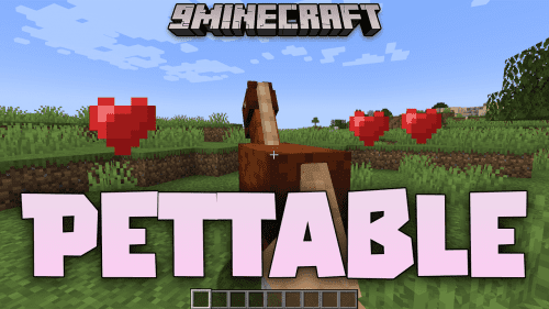 Pettable Mod (1.20.2, 1.19.4) – Elevate Your Minecraft Bond With Pets Thumbnail