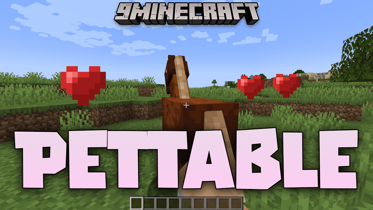 Pettable Mod (1.20.2, 1.19.4) - Elevate Your Minecraft Bond With Pets 1