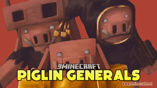 Piglin Generals Resource Pack (1.20.6, 1.20.1) – Texture Pack Thumbnail