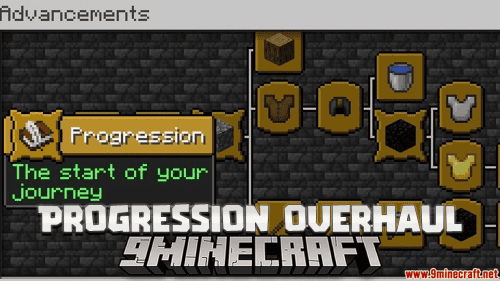 Progression Overhaul Data Pack (1.20.4, 1.19.4) – Redefining Your Minecraft Journey! Thumbnail