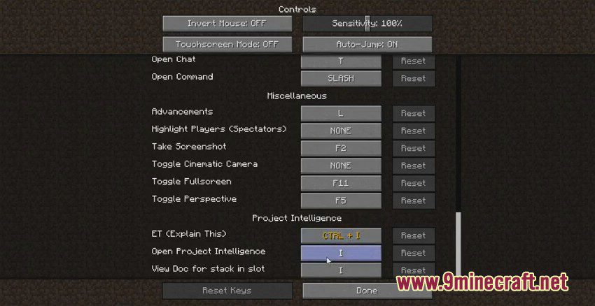 Project Intelligence Mod (1.16.5, 1.12.2) - Document All The Things 2