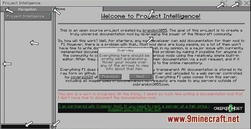 Project Intelligence Mod (1.16.5, 1.12.2) - Document All The Things 4