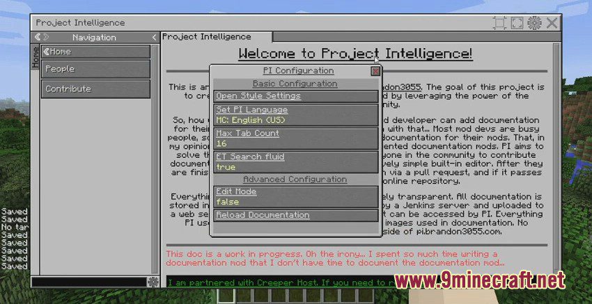 Project Intelligence Mod (1.16.5, 1.12.2) - Document All The Things 6