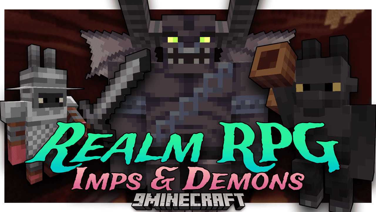 Realm RPG Imps & Demons Mod (1.20.1, 1.19.4) - Dark Realms Unveiled 1