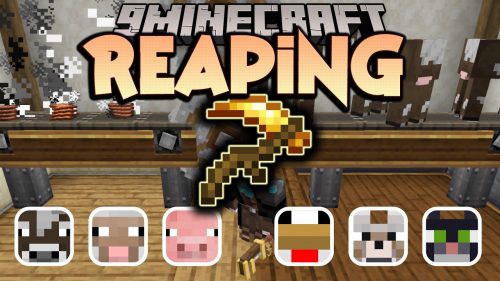 Reaping Mod (1.21.1, 1.20,1) – Easy Way to Harvest Animals Thumbnail