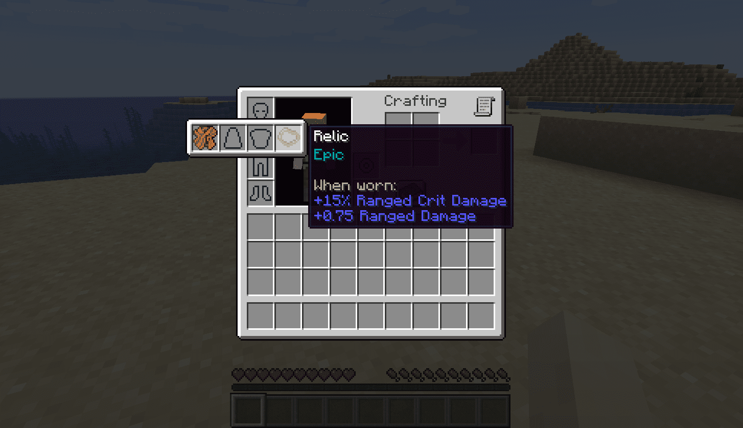 RelicEx Mod (1.19.2, 1.18.2) - Compatible Trinket Items for PlayerEx Attributes 6