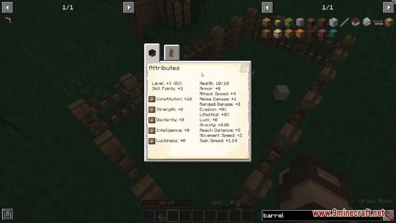 RelicEx Mod (1.19.2, 1.18.2) - Compatible Trinket Items for PlayerEx Attributes 10