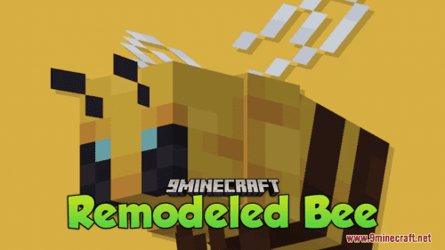 Remodeled Bee Resource Pack (1.20.6, 1.20.1) – Texture Pack Thumbnail