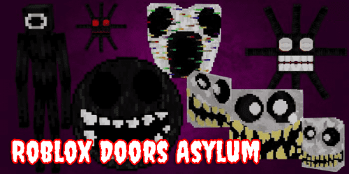 Roblox Doors Asylum Addon (1.20, 1.19) – MCPE/Bedrock Mod Thumbnail