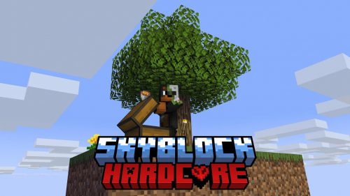 Skyblock Map with Structures (1.20) – MCPE/Bedrock Thumbnail