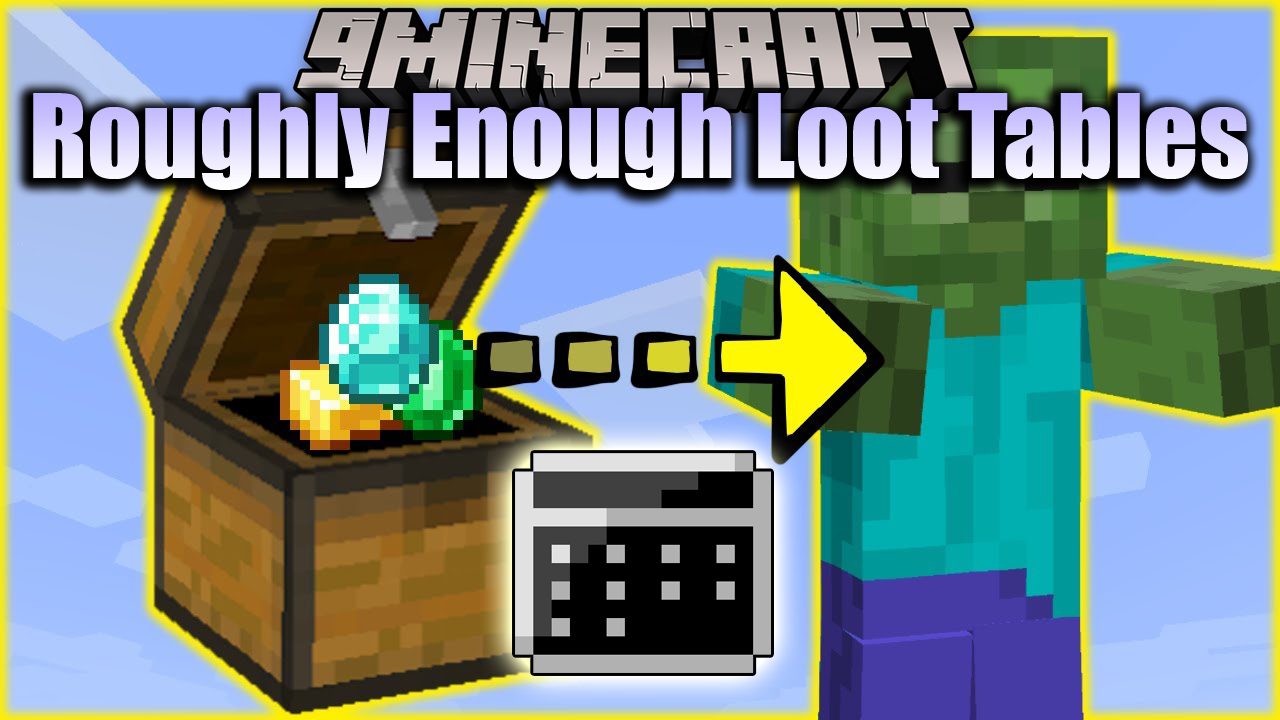 Roughly Enough Loot Tables Mod (1.19.2, 1.18.2) - An Addon for REI 1