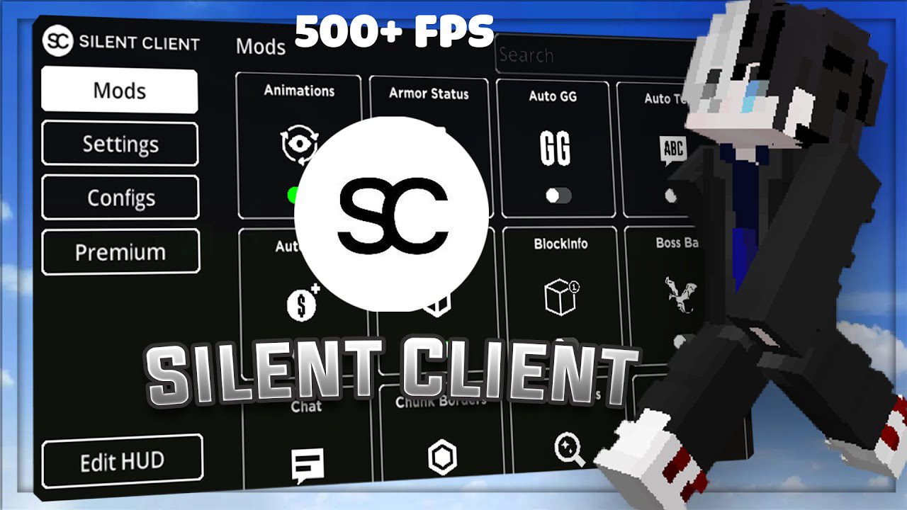 Silent Client (1.8.9) - Fps Improvements and Stylish Cosmetics 1