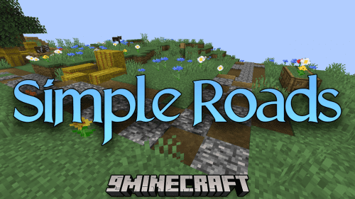 Simple Roads Mod (1.20.1, 1.19.4) – A Simple Solution For Minecraft Travel Thumbnail