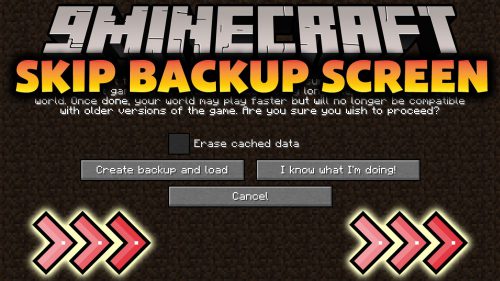 Skip Backup Screen Mod (1.20.4, 1.19.4) – I Know What I’m Doing Thumbnail