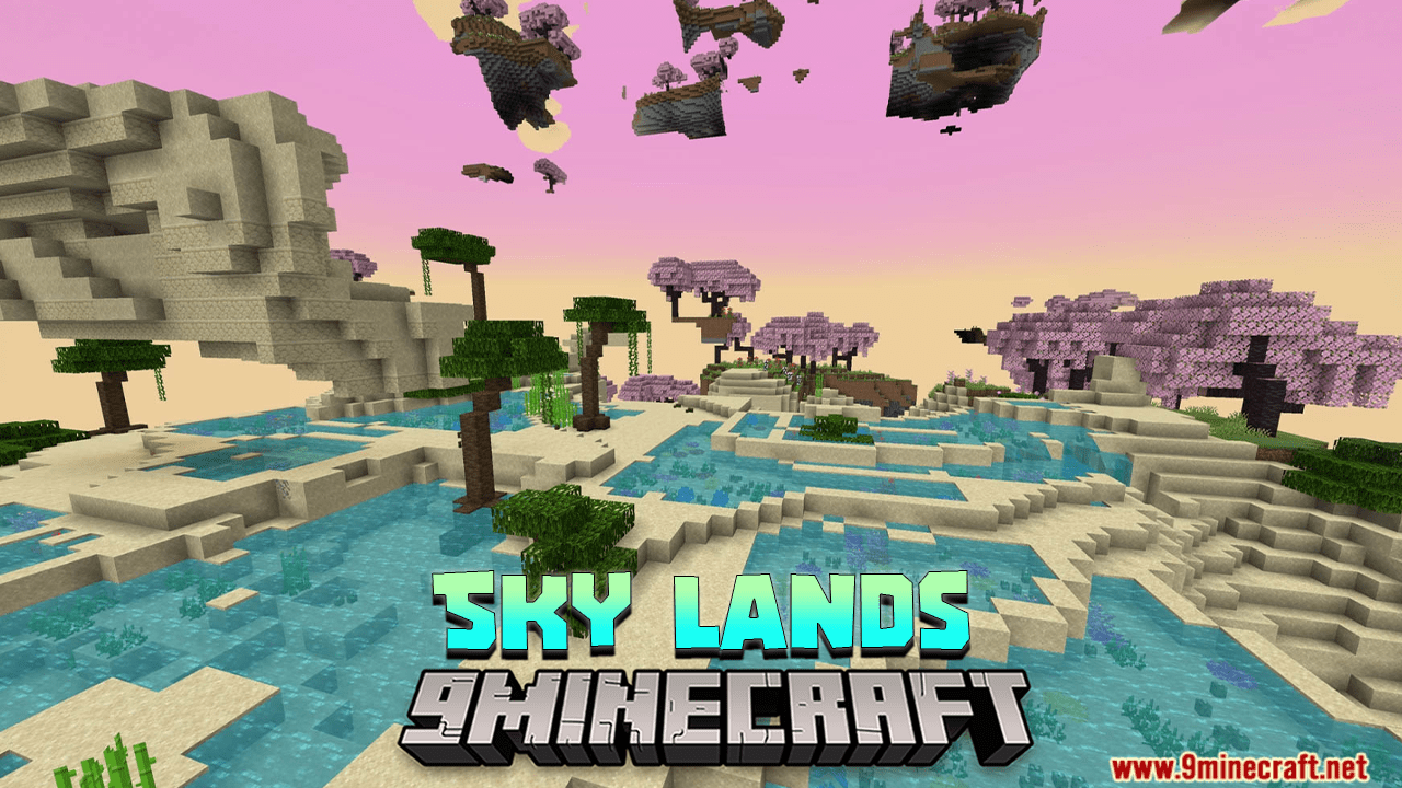 World Of Sky Lands Data Pack (1.20.2, 1.19.4) - Realm Of Floating Islands! 1