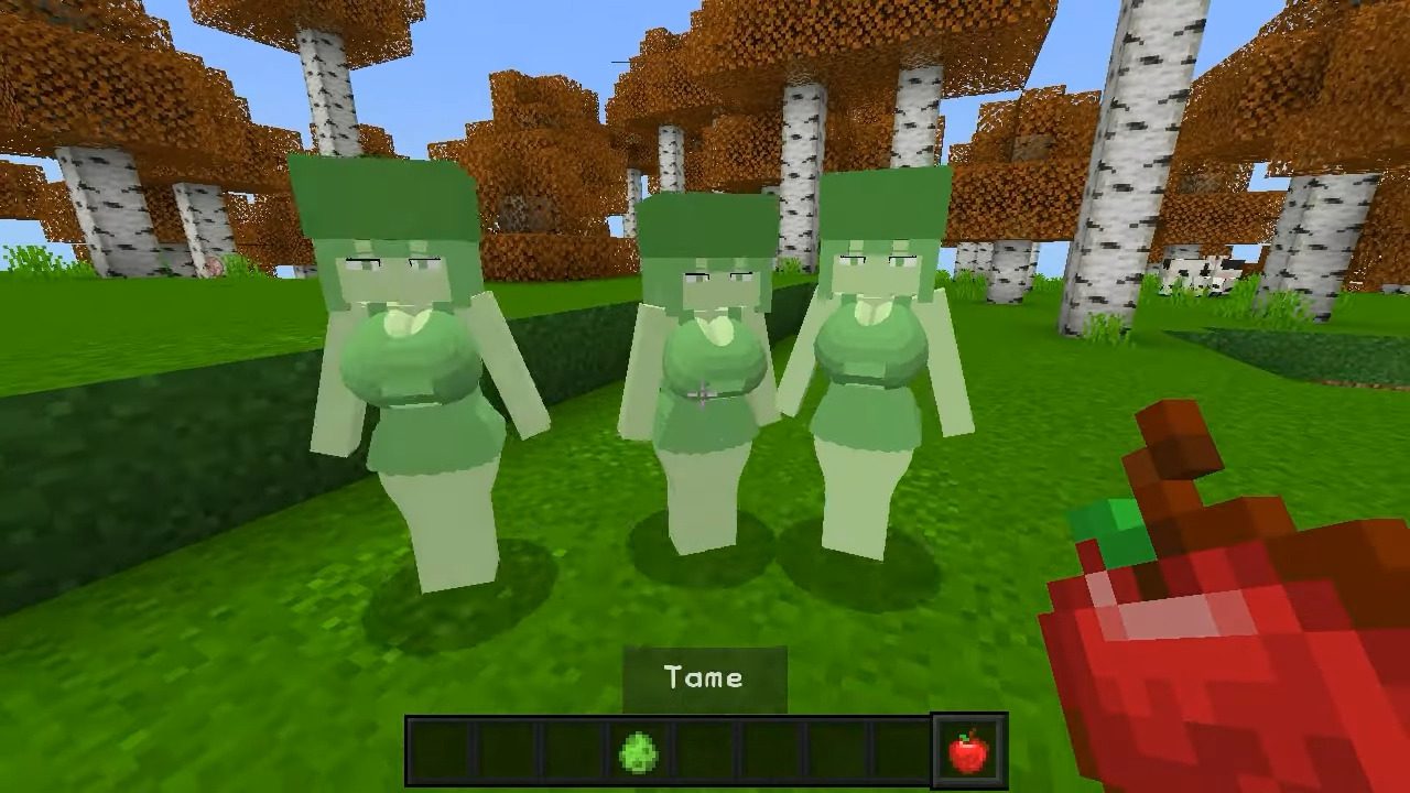 Slime Girl Addon (1.20, 1.19) - MCPE/Bedrock Mod 4