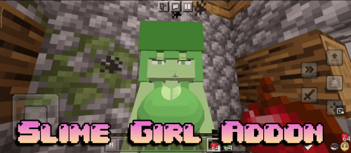 Slime Girl Addon (1.20, 1.19) – MCPE/Bedrock Mod Thumbnail