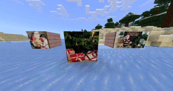Snowy Sparkle Resource Pack (1.20, 1.19) - MCPE/Bedrock Christmas Pack 2