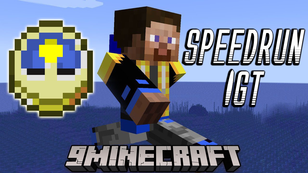 SpeedRun IGT Mod (1.20.4, 1.19.4) - Displays The Timer 1