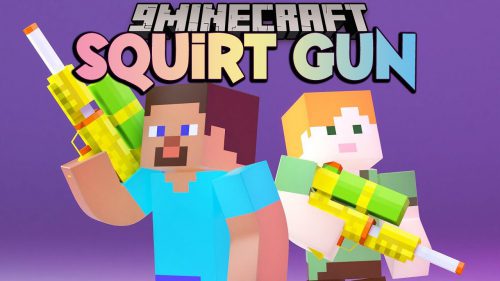 Squirt Gun Mod (1.19.2, 1.18.2) – A Gun That Fires Fluids Thumbnail