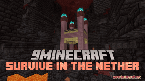 Survive in the Nether Map (1.21.1, 1.20.1) – Heated Survival Thumbnail