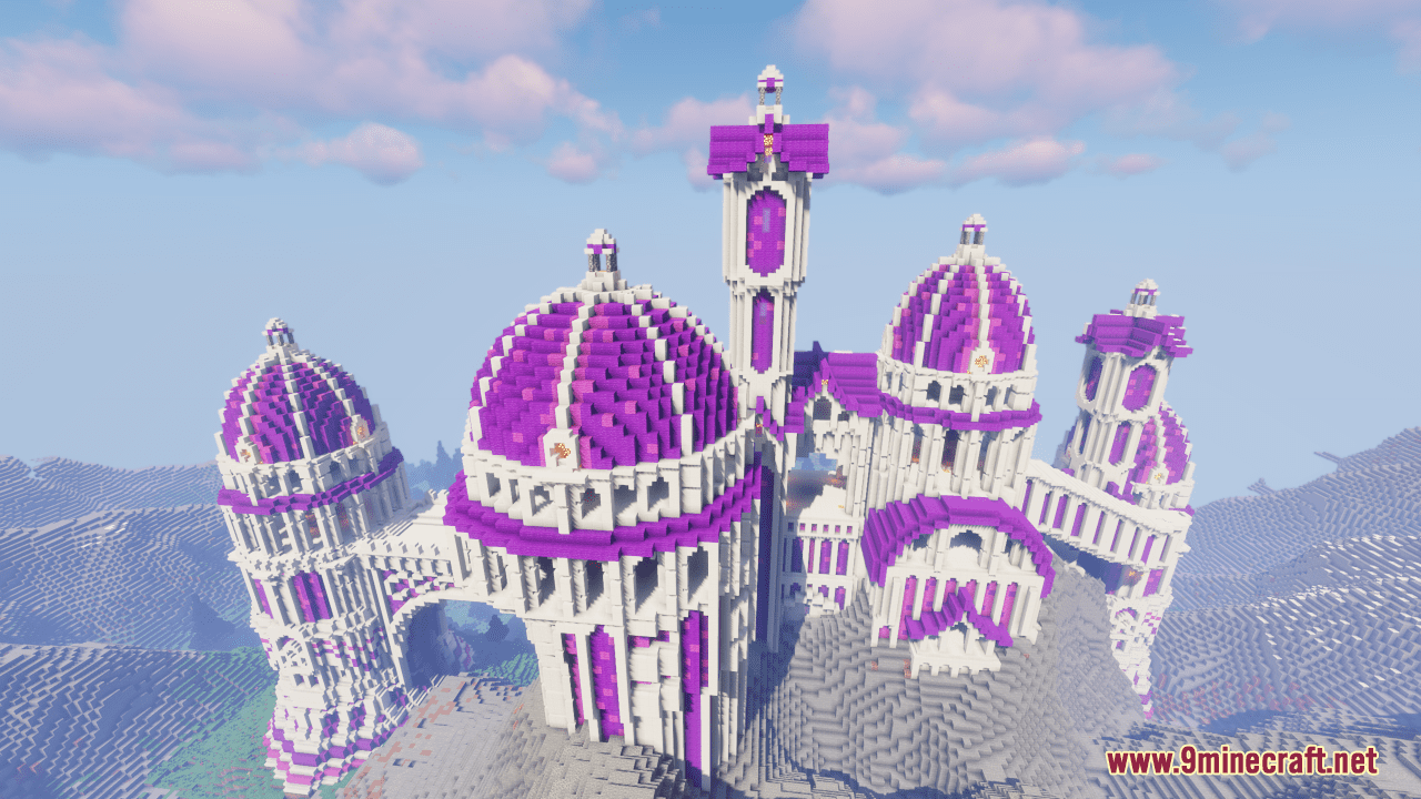 The Fantastical Purple Palace Map (1.20.4, 1.19.4) - Marvel of Creativity 5