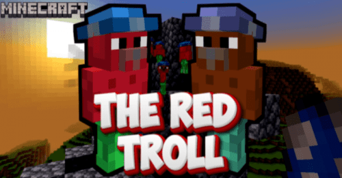 The Red Troll Addon (1.20, 1.19) – MCPE/Bedrock Mod Thumbnail