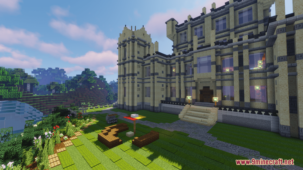 The Wayne Manor Map (1.20.4, 1.19.4) - With Batcave 5