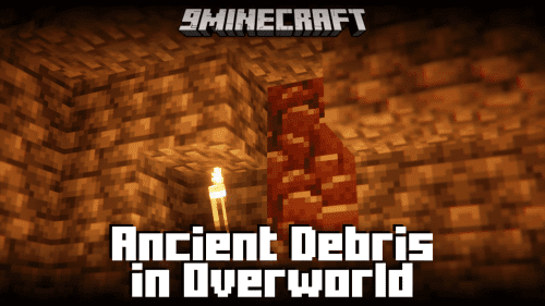 Ancient Debris in Overworld Mod (1.20.1, 1.19.4) – Overworld Ancient Debris Generation Thumbnail