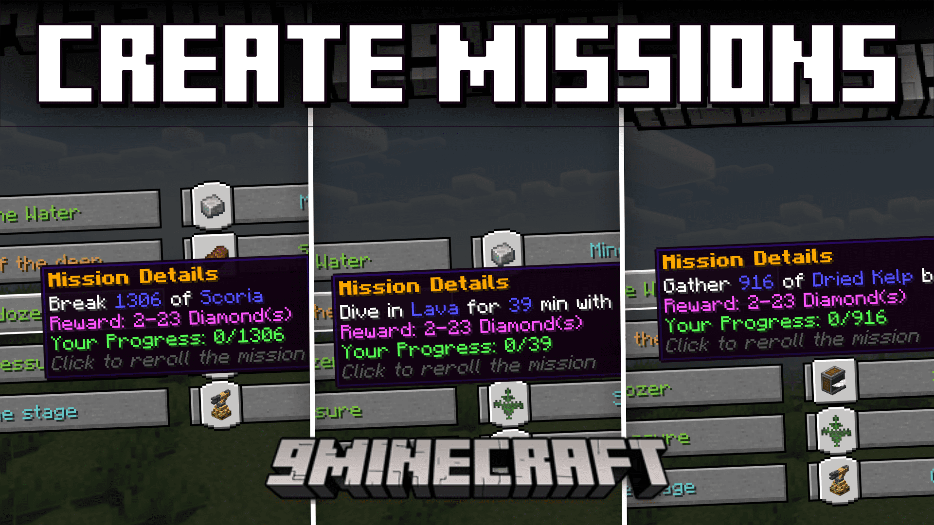 Create: Missions Mod (1.20.1, 1.19.2) - Missions For The Create Mod 1