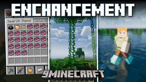 MoriyaShiine Enchancement Mod (1.20.1, 1.19.4) – Enchanting System Overhaul Thumbnail