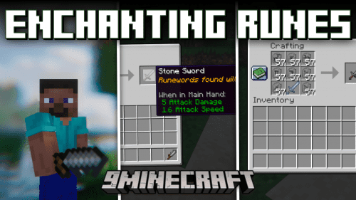 Enchanting Runes Mod (1.20.1, 1.19.4) – Tool & Weapon Upgrades Thumbnail