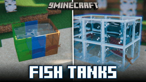 Fish Tanks Mod (1.20.4, 1.19.4) – Colorful Fish Aquariums Thumbnail