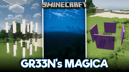 Gr33n’s Magica Mod (1.20.2, 1.19.4) – Magical Spell Cards Thumbnail