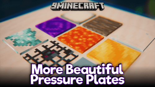 More Beautiful Pressure Plates Mod (1.21.1, 1.20.1) – Hundreds of New Pressure Plates Thumbnail