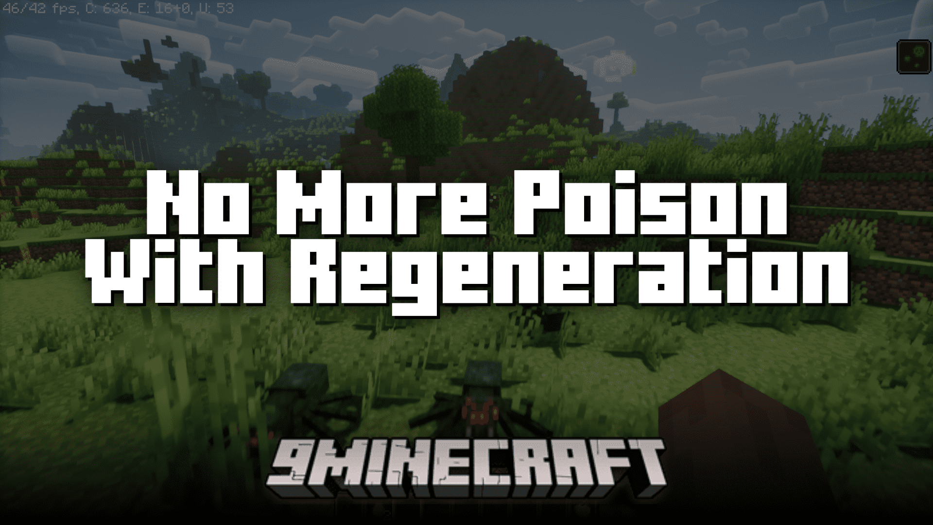 No More Poison with Regeneration Mod (1.20.4, 1.19.4) - Simultaneous Effect Cancellation 1