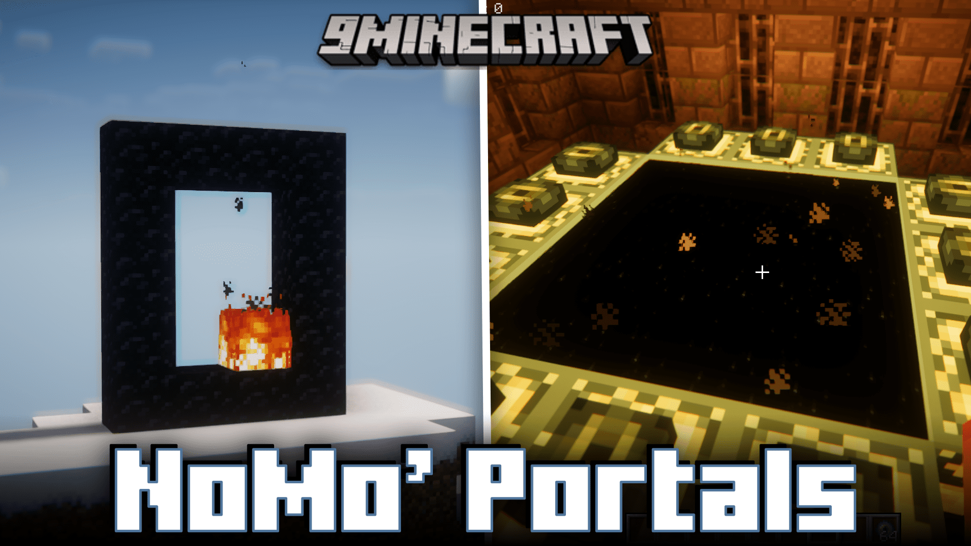 NoMo' Portals Mod (1.20.1, 1.19.4) - Disable End & Nether Portals 1