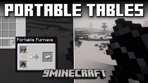 Portable Tables Mod (1.20.1, 1.19.3) – Handheld Workstation Thumbnail