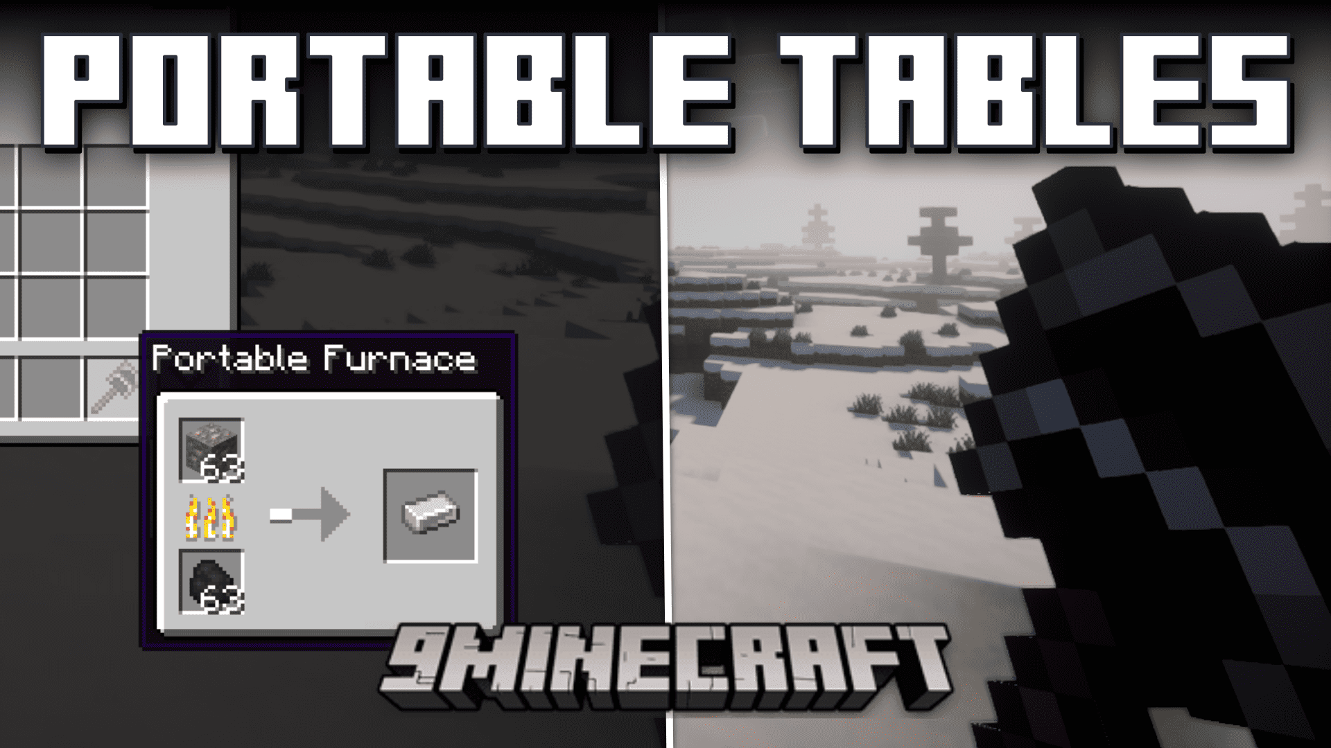 Portable Tables Mod (1.20.1, 1.19.3) - Handheld Workstation 1